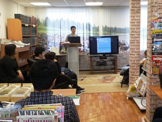 Экскурсия в Центральной библиотеке п.Тура на тему: «Занятие по информационной культуре. Пойти туда, не знаю куда!»