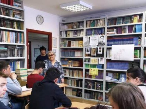 Библиотечный час в ЭМТ к 100-летию Иннокентия Петровича Увачана