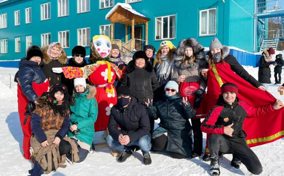 С масленицей Вас! Увеселительные мероприятия в Эвенкийском многопрофильном техникуме.